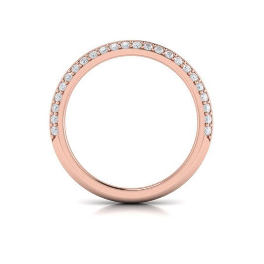 Matching Band for Harmony Hidden Halo Engagement Ring