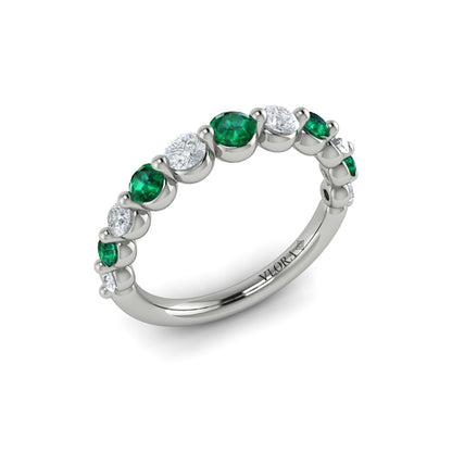 Diamond and Emerald Ring