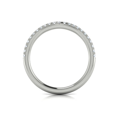 Contour Bands Wedding Band in Platinum by Vlora Bridal