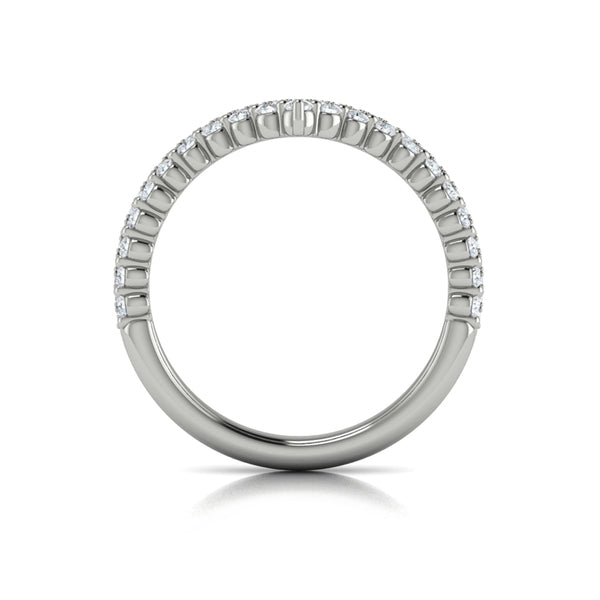 Contour Bands Wedding Band in Platinum by Vlora Bridal