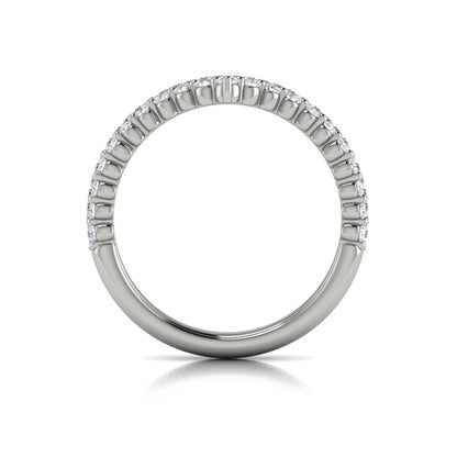 Contour Bands Wedding Band in Platinum by Vlora Bridal