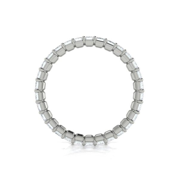 Bold Emerald Cut Eternity Ring