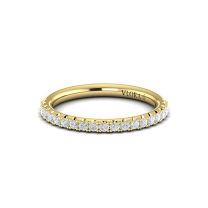 Scalloped Diamond Eternity Band
