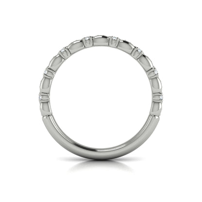 Stackables Wedding Band in Platinum by Vlora Bridal