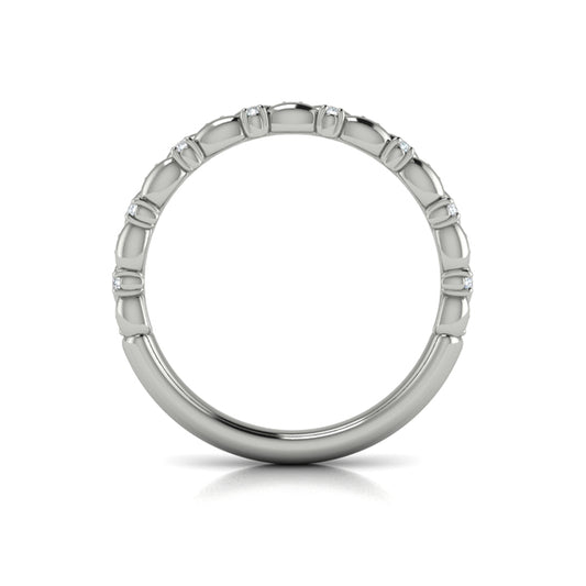 Stackables Wedding Band in Platinum by Vlora Bridal
