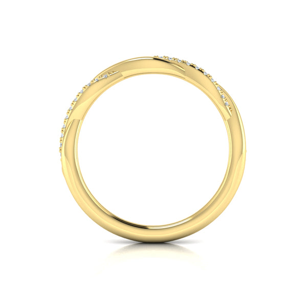 Slim Twist Stackable Band