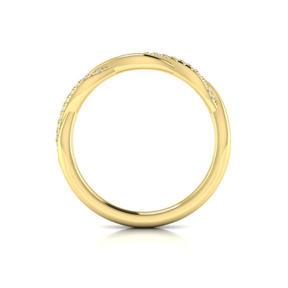 Slim Twist Stackable Band