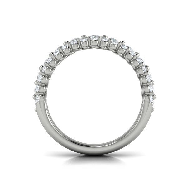 Diamond Three Row Ring