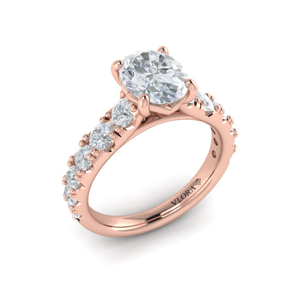 Luxe Classic Oval Engagement Ring
