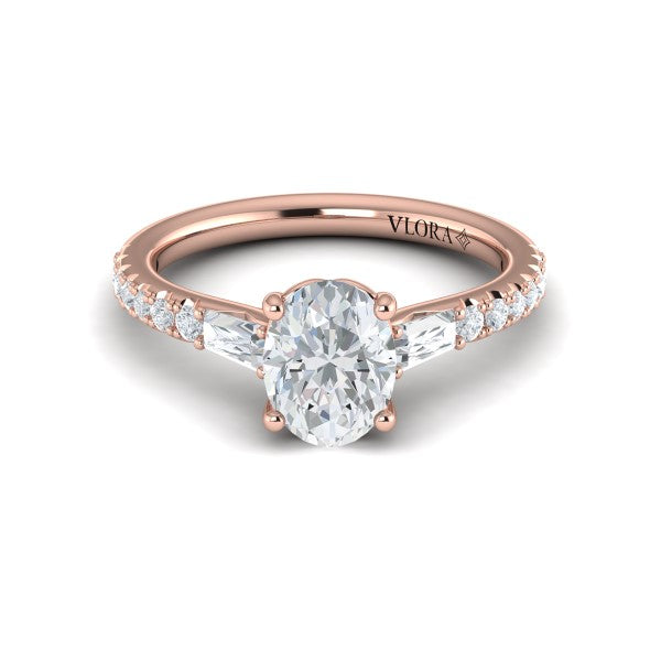 Luminous Oval Engagement Ring