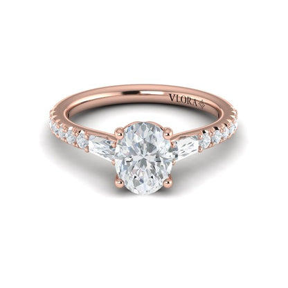 Luminous Oval Engagement Ring