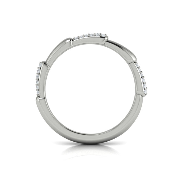 Stackable Bands Wedding Band in Platinum by Vlora Bridal
