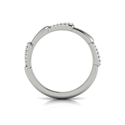 Stackable Bands Wedding Band in Platinum by Vlora Bridal