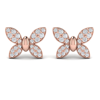 Butterfly Diamond Pavé Earrings