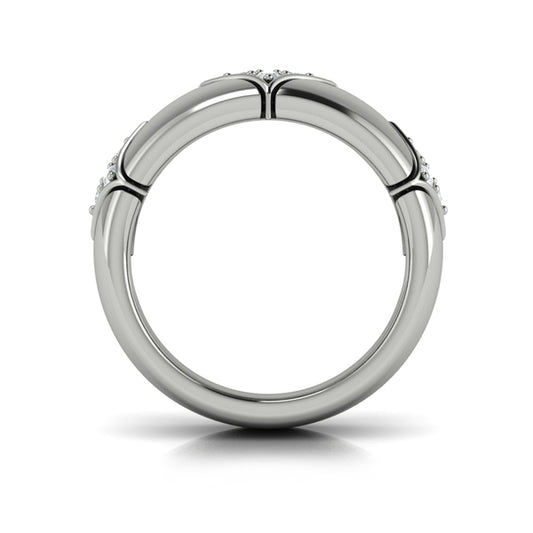 Diamond Cluster Vlora Star Ring