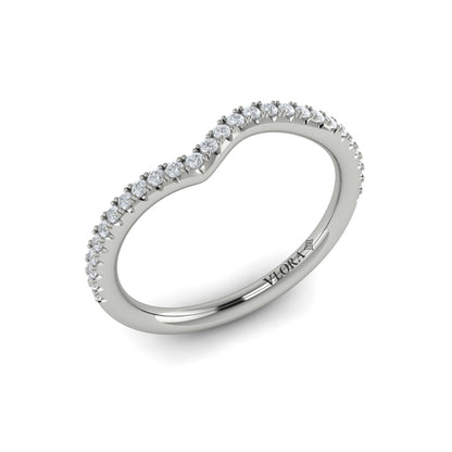 Matching Bands Wedding Band in Platinum by Vlora Bridal