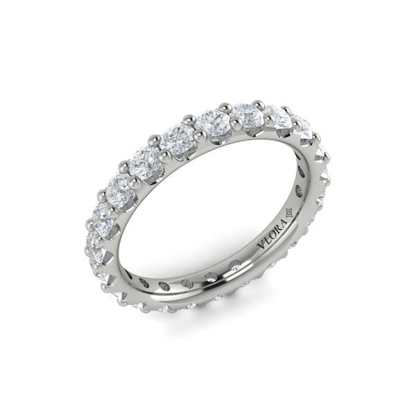 Eternity Bands Wedding Band in Platinum by Vlora Bridal