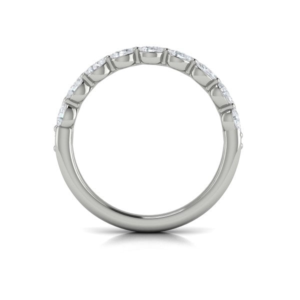 Stackable Bands Wedding Band in Platinum by Vlora Bridal