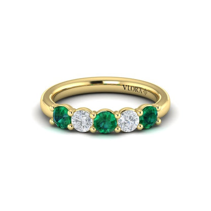 Emerald and Diamond Band