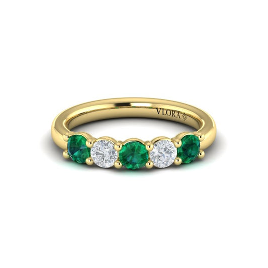 Emerald and Diamond Band