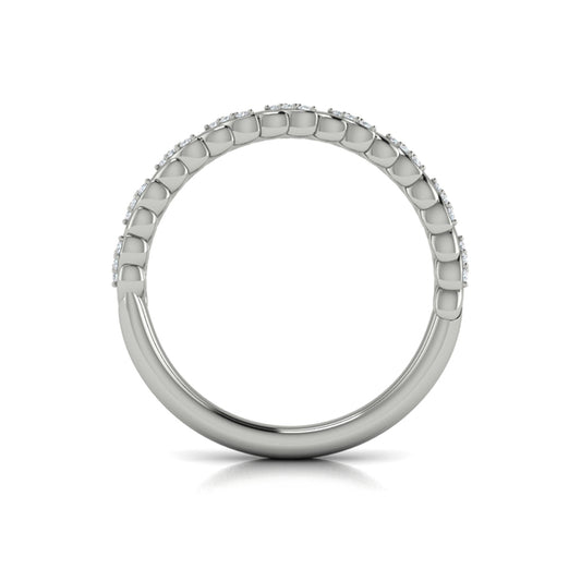 Stackables Wedding Band in Platinum by Vlora Bridal