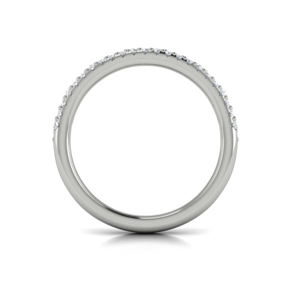 Stackable Bands Wedding Band in Platinum by Vlora Bridal