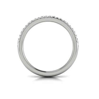 Stackable Bands Wedding Band in Platinum by Vlora Bridal