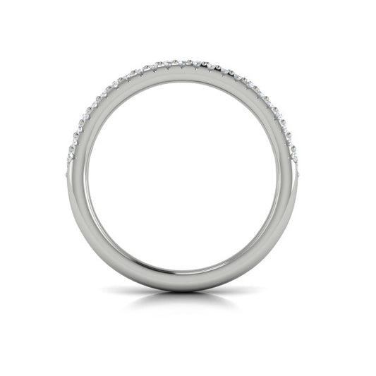Stackable Bands Wedding Band in Platinum by Vlora Bridal