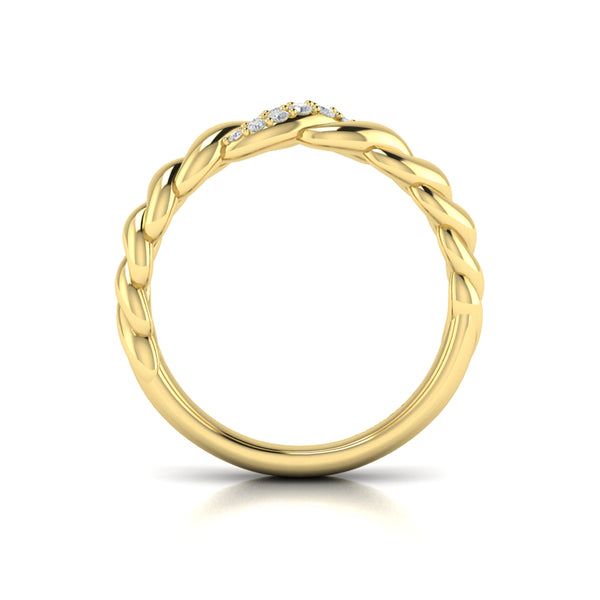 Delicate Twist Ring