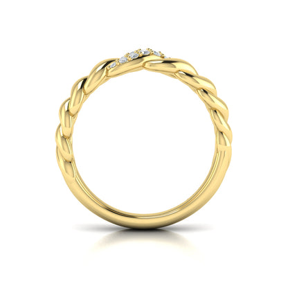 Delicate Twist Ring