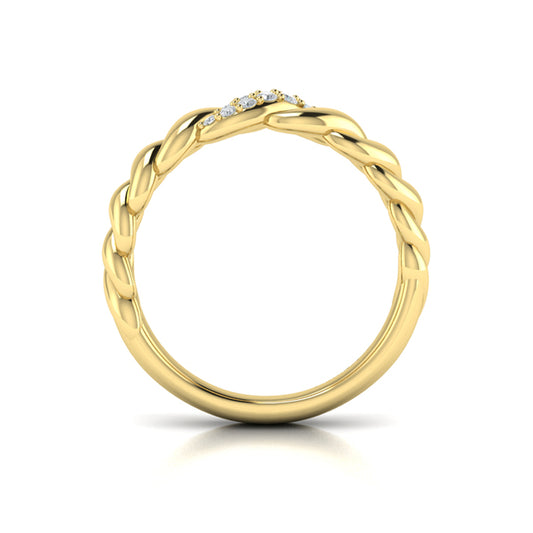 Delicate Twist Ring