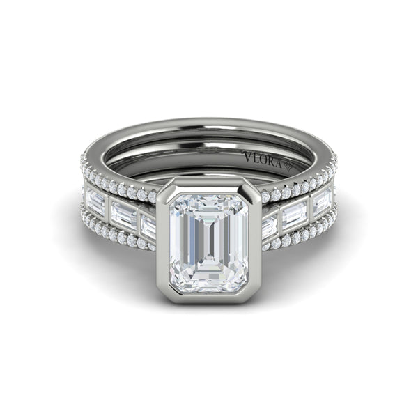 Modern Cathedral Engagement Ring