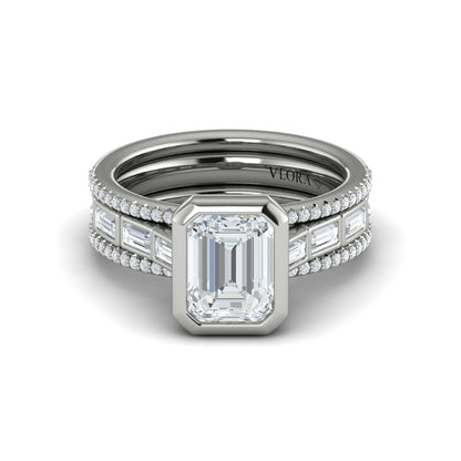 Modern Cathedral Engagement Ring