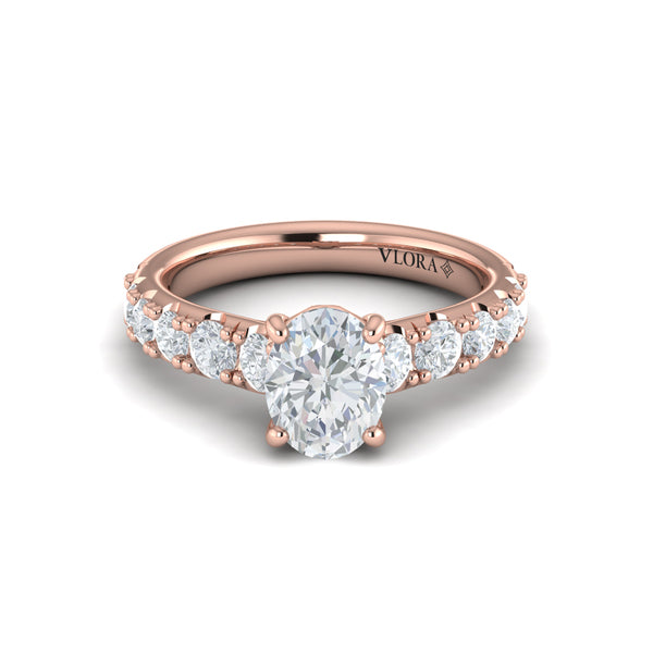 Luxe Classic Oval Engagement Ring