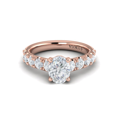 Luxe Classic Oval Engagement Ring