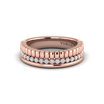 Diamond Contour Ring