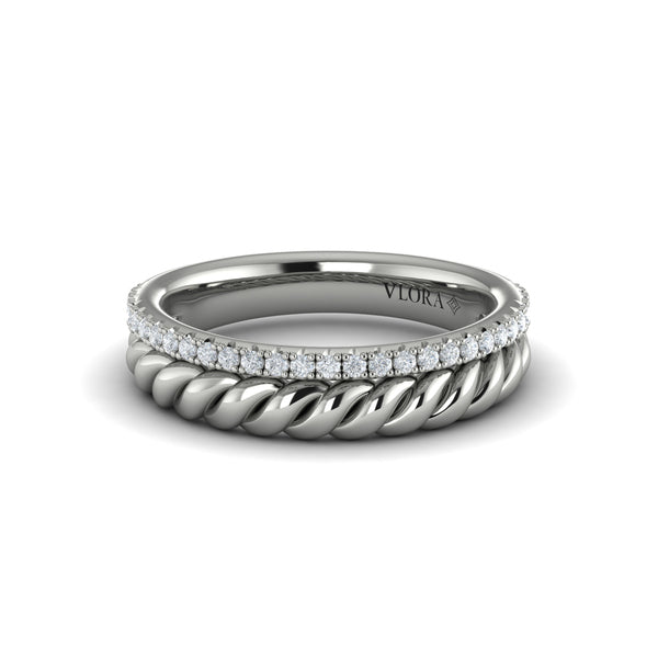 Twist Double Ring