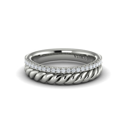 Twist Double Ring
