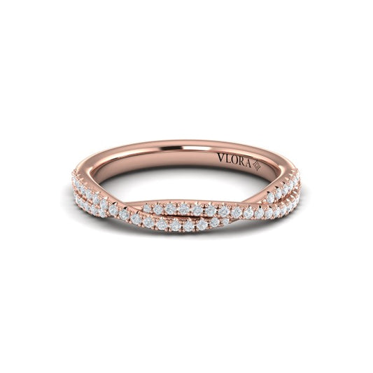 Delicate Twist Stackable Band