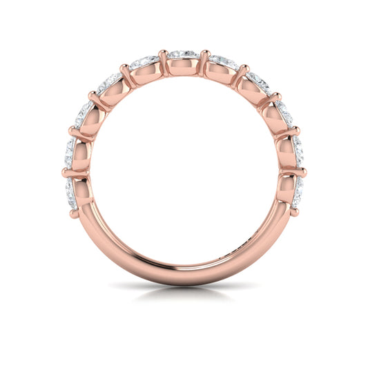 Matching band for the Marquise Accent Round Diamond Engagement Ring