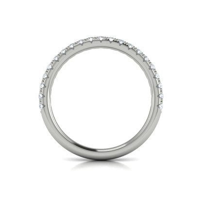 Scalloped Diamond Eternity Band