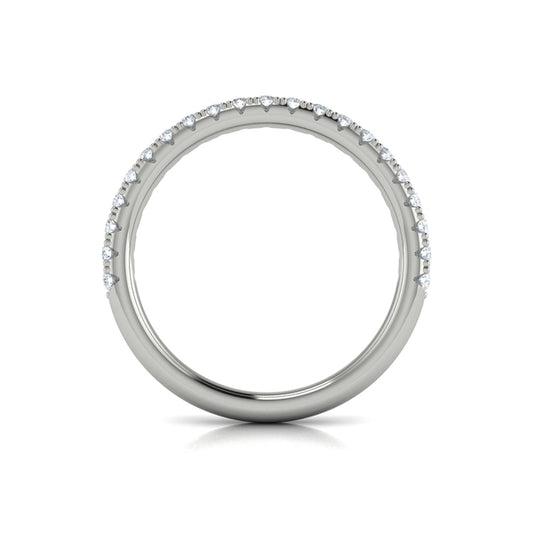 Scalloped Diamond Eternity Band