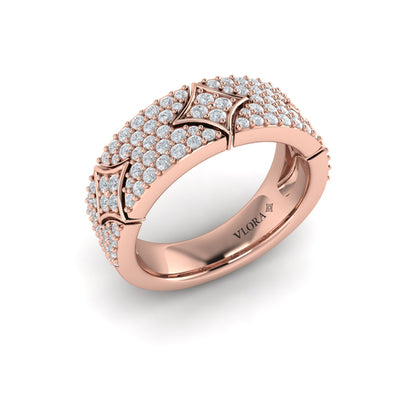 Diamond Vlora Star Ring