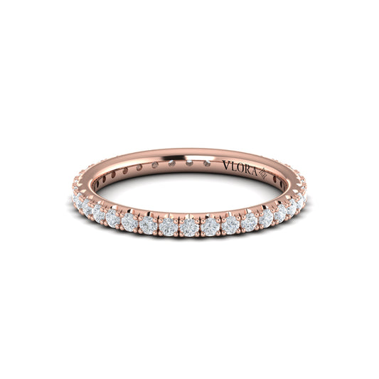 Slim Pave Eternity Ring