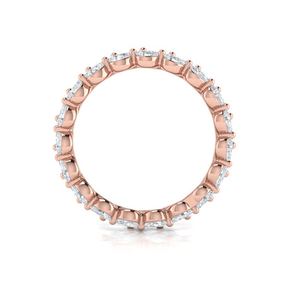Double Pear Shape Eternity Ring