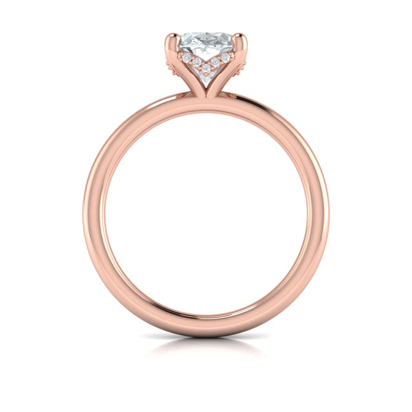 Promise Solitaire Oval Engagement Ring