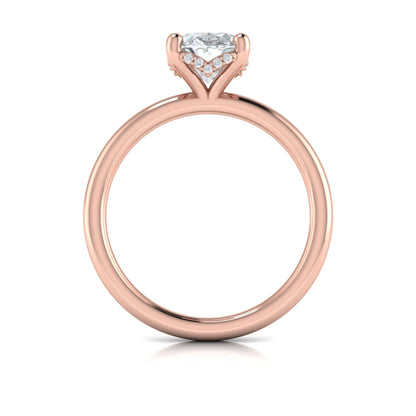 Promise Solitaire Oval Engagement Ring