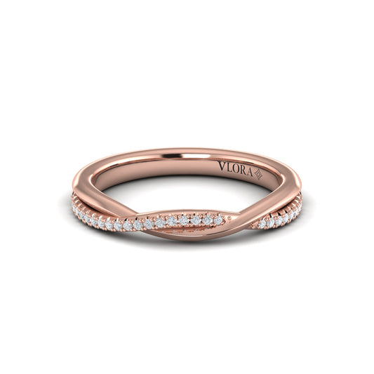 Slim Twist Stackable Band