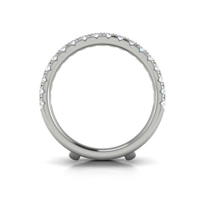 Enhancer Wedding Band in Platinum by Vlora Bridal