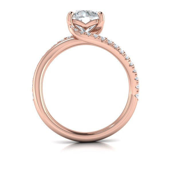 Graceful Curves Engagement Ring